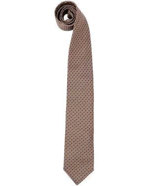 Brunello Cucinelli Silk Tie - White