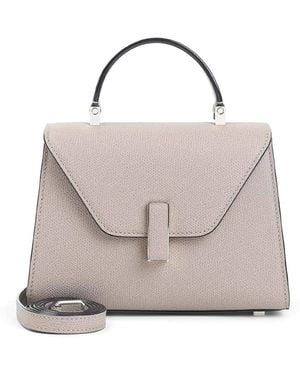 Valextra Iside Crossbody Micro Bag - White