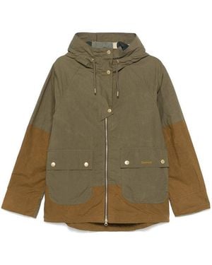 Barbour Bicolour Hayley Rain Jacket - Green