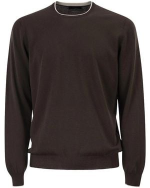Fay Knit Jumper - Black