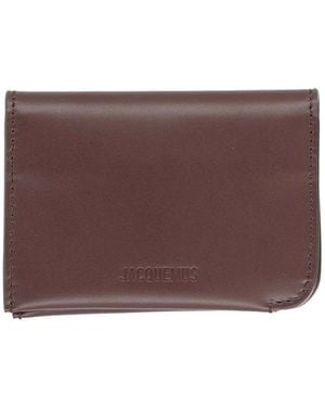 Jacquemus Curved Wallet - Purple