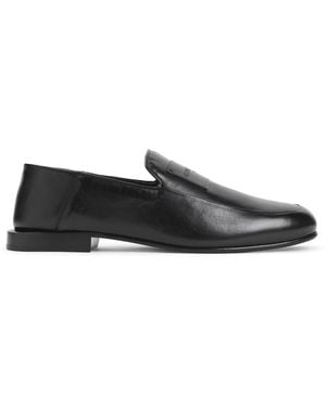 Givenchy Lamb Leather Loafers - Grey