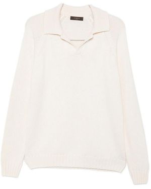 Zanone Crew-Neck Sweater - White