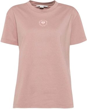 Stella McCartney Iconic Mini Heart T-Shirt - Pink