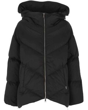 Add Hoodie Down Jacket - Black