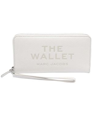 Marc Jacobs Cotton The Continental Wallet - White