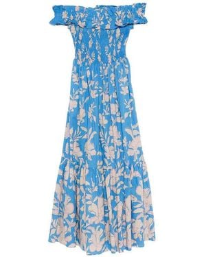 Poupette 'Suzanne' Long Dress - Blue