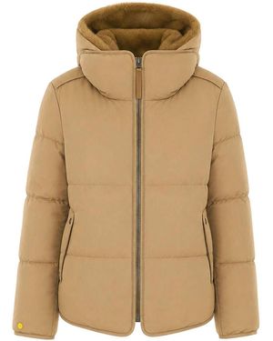 Yves Salomon Doudoune Down Jacket - Natural