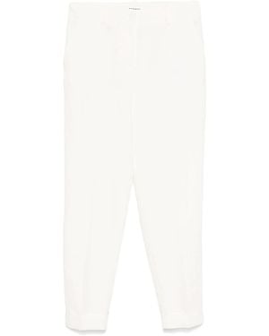 P.A.R.O.S.H. Raisa25 Cropped Pants - White