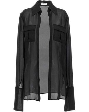Monot 'Georgette' Shirt - Nero