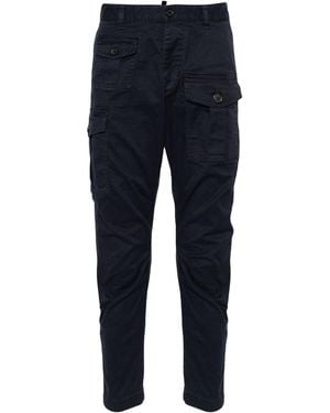 DSquared² Twill Cargo Pants - Blue