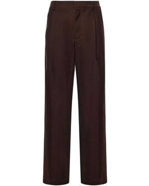 MM6 by Maison Margiela Wool Shirt Trousers - Brown