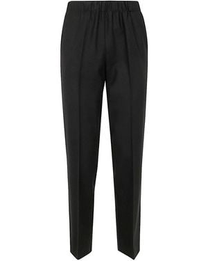 Kiltie George Trousers Elastic Waist - Black