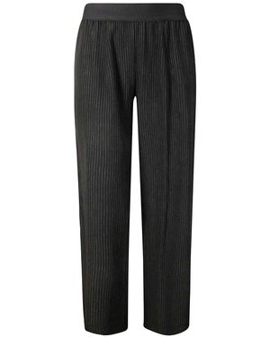 Maria Calderara Wide And Long Trousers - Black