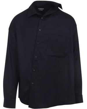 Jacquemus Wool Shirt 'Cuadro' - Blue