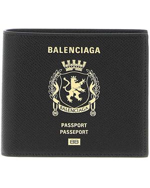 Balenciaga Passport Wallet - Black