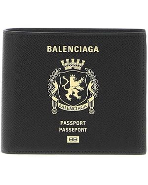 Balenciaga Passport Wallet - Black
