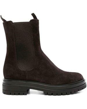 Gianvito Rossi Dark Chelsea Boots - Black