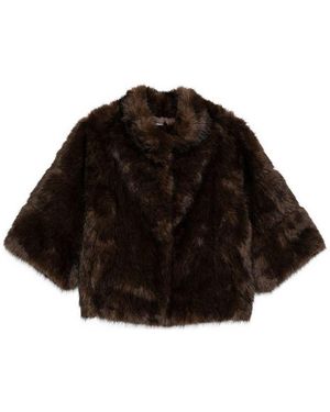 Betta Corradi Faux Fur Jacket - Black