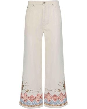 Weekend by Maxmara Wkdadunco Bull Cotton Pants - White