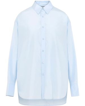 Carven Silk Shirt - Blue
