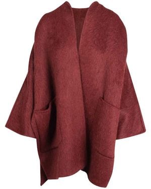 Max Mara Langer Mantel - Rot