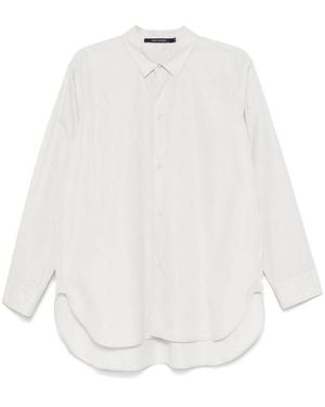 Sofie D'Hoore Long Sleeve Shirt W Front Buttons - White