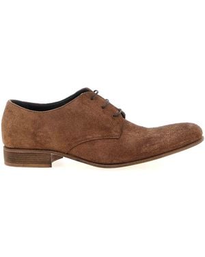 Julian Fashion Suede Lace Up - Brown