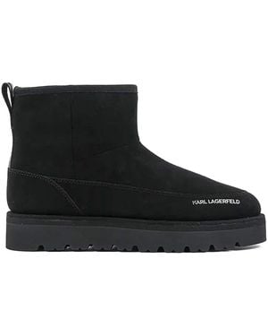 KARL LAGERFELD Thermo Mns Mid Pull On Boot - Black
