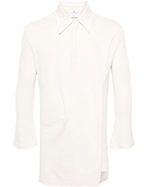 Courreges Twist Polo Dress - White