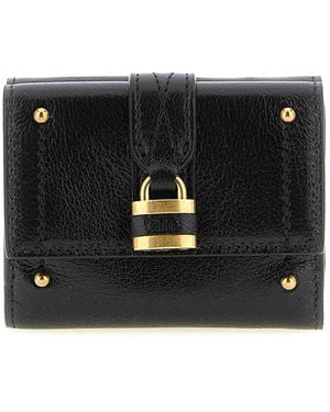 Chloé Paddington Trifold Mini Wallet - Black