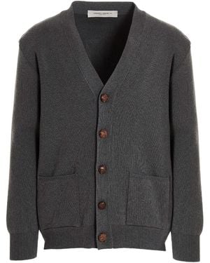 Golden Goose Logo Patch Cotton Cardigan - Black