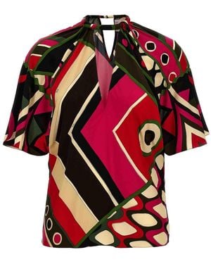 PUCCI 'Vivara' Top - Red