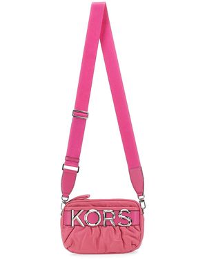 MICHAEL Michael Kors Camera Bag With Logo in White Lyst UK