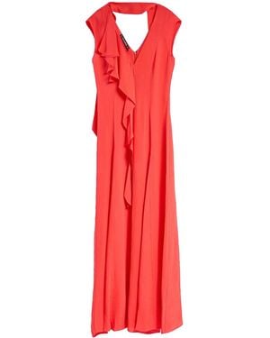 KARL LAGERFELD Ruffle Occasion Dress - Red