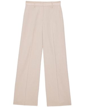 MSGM Wide Leg Trousers - White