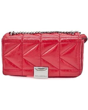 KARL LAGERFELD Bolsa Bandolera - Rojo