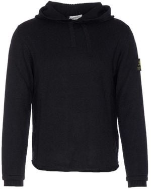 Premiata Logo Hooded Jumper - Blue