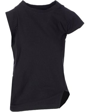 Courreges Twisted T-Shirt - Black
