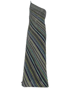 Missoni One Shoulder Dress - Green