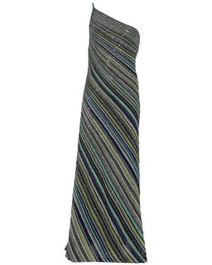 Missoni One Shoulder Dress - Green