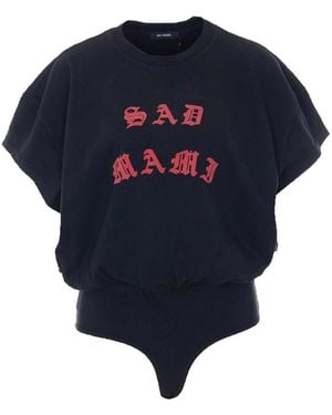 Willy Chavarria Sad Mami Bodysuit - Blue