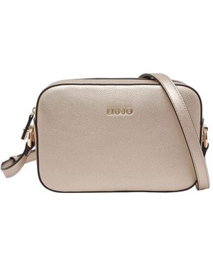 Liu Jo Logo Crossbody Bag - Natural