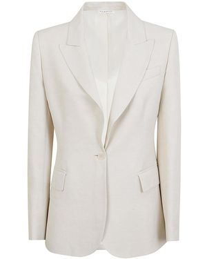 P.A.R.O.S.H. Raisa26 Single-Breasted Jacket - White
