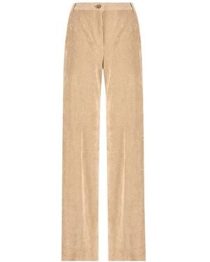 Herno Light Corduroy Pants - Natural