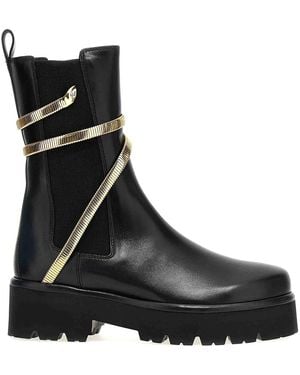 ショートブーツ・ブーティ Rene Caovilla 'Cleo' ankle boots Jeweled Cleo Crystal Black Bootie 25 | Rene Caovilla®