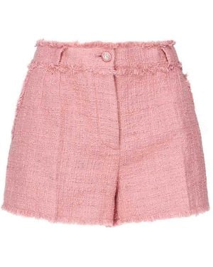 Dolce & Gabbana Tweed Shorts - Pink