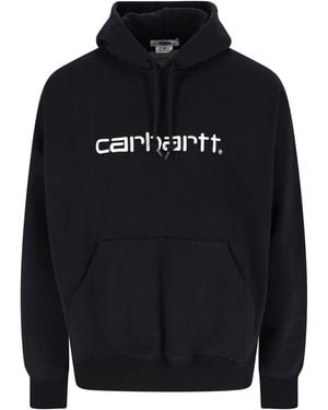 Junya Watanabe X Carhartt Felpa Cappuccio - Black
