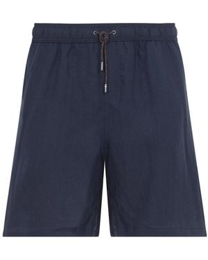 Sease Hemp Drawstring Shorts - Blue