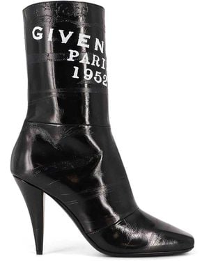 Givenchy Heeled Ankle Boots 'Square' - Black